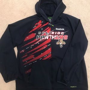 Florida Panthers Reebok Zip up jacket size L